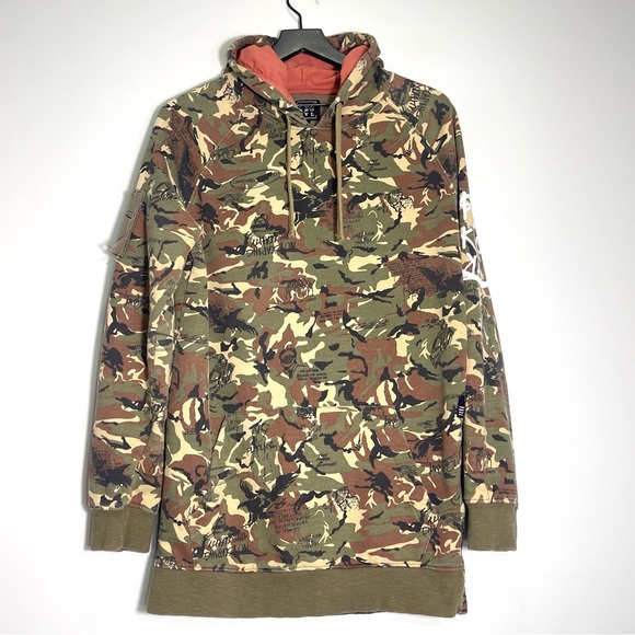 Punk Royal Other - PUNK ROYAL Men's Camo Hoodie Sweatshirt Graphic Graffiti Print Size Large